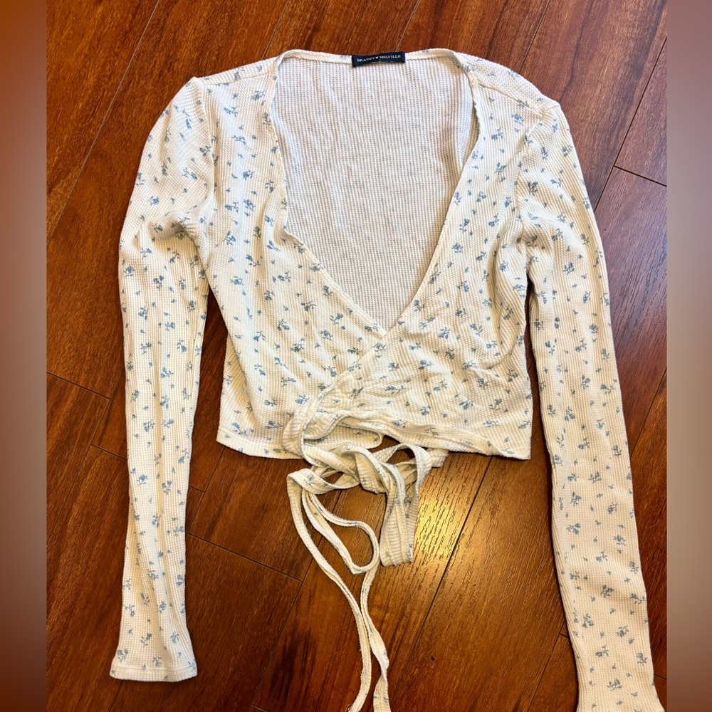 Brandy Melville tie shirt